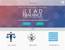Tablet Screenshot of leadbalance.com